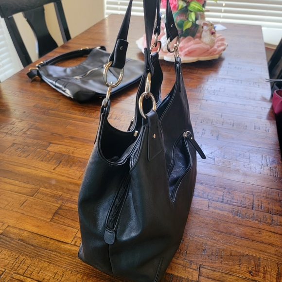 Rosetti Black Triple Section Shoulder Bag - Picture 4 of 15